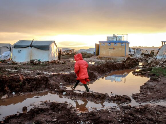 Winter in Refugee camps